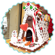 Casas navideñas, Hansel y Grethel, masa de lebkuchen, gingerbread